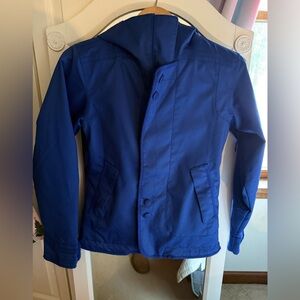 Burton Dryride Da Nang Snowboard Ski Jacket Women's XS S Blue Winter Parka Hood